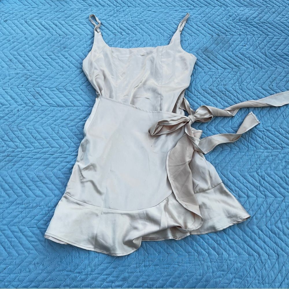 New princess Polly champagne cottage hill mini dress size 4